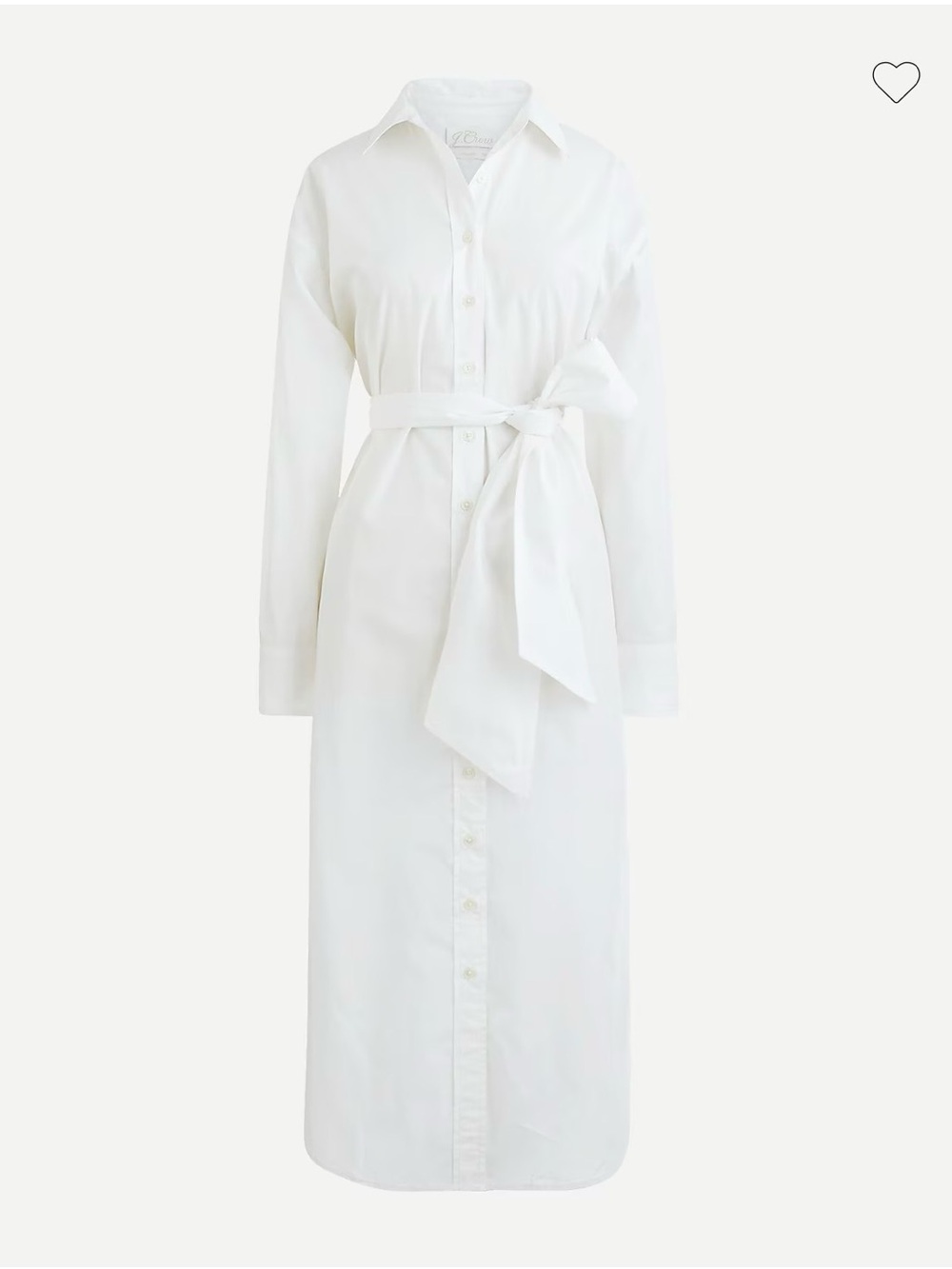 J Crew Relaxed-fit Crisp Cotton Poplin Shirt-dress 4 EUC
